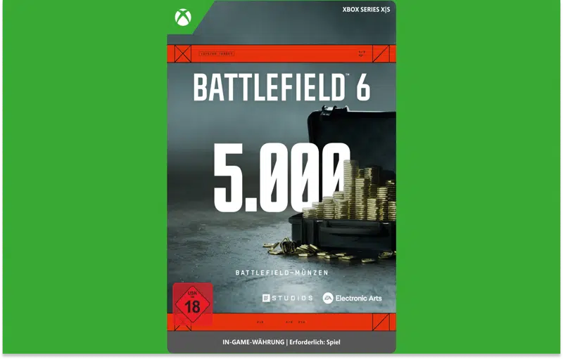 5.000 Battlefield Münzen für Battlefield™ 6 und REDSEC